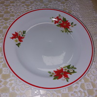 Zsolnay mikulás virágos lapos tányérok
