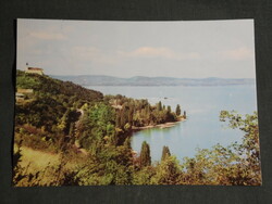 Postcard, Balaton Tihany skyline detail
