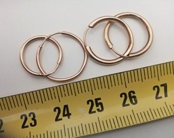 4 14k small hoop earrings