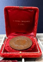 Az Országos Ipategyesület Érme 1887. díszdobozban. 65 gramm;54,3 mm. Knopp és Steiner Bp.