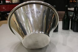 Francia polírozott ónöntvény Mercier Champagne dupla magnum pezsgőhűtő