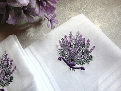 2 db levendulás textil zsebkendő