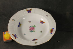 Old Herend victorian pattern deep plate 555