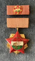 Szakszervezetek Országos Tanácsa Elnöksége kitüntető jelvénye miniatűrrel