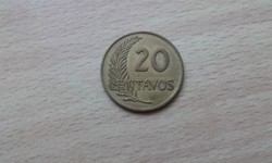 Peru 20 Centavos 1962