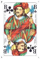 91. Francia sorozetjelű skat kártya berlini kártyakép ASS 1985 körül 32 lap