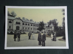 Postcard, reproduction, Hévíz spa, Rákóczi House spa hotel