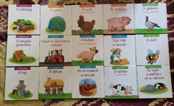 16 db-os gyermekkönyv csomag a tanyáról és állatokról