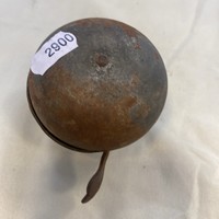 Antique metal bicycle bell