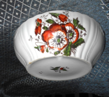 Antique scone and stew bowl painted on the bottom
