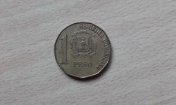 Dominikai Köztársaság 1 Peso 1992