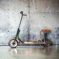 Retro, loft design children's scooter decoration