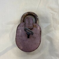 Antique metal padlock