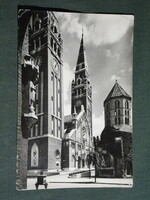 Képeslap, Szeged Fogadalmi templom részlet csonka toronnyal