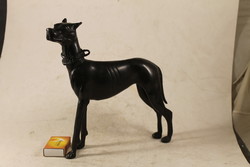 Antique bronze hunting dog statue 575