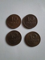Copper 10 pennies full row! Good condition!