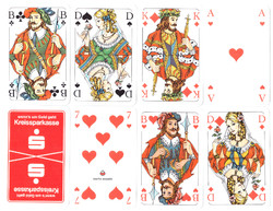112. Francia sorozetjelű skat kártya berlini kártyakép Carta Mundi 2000 körül 32 lap