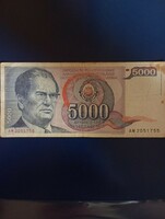 5000 Serbian dinars 1985 am2051755