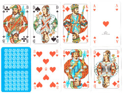 100. Francia sorozetjelű skat kártya berlini kártyakép Coeur 1984 32 lap