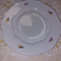Zsolnay kedvelt virágos porcelán lapos tányérok