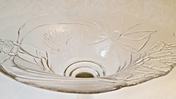 Large size, 31 cm. With a diameter, a wonderful, old glass bowl.