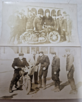 Two old motorcycle photos in good condition for sale together