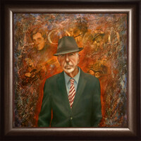 Tibor Erdélyi: Cohen - with frame: 60x60cm - size of work: 50x50cm - et21/180m