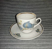 Russian porcelain coffee cup with bottom (a5)