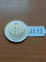 Turkey 1 lira 2005 bimetal 1212