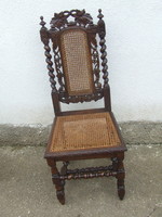 Reneszánsz faragott szék