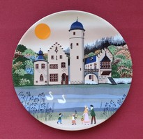 Mespelbrunn walter German scene porcelain plate can be hung on the wall