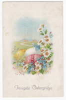 Margaréta és tojások - húsvéti képeslap