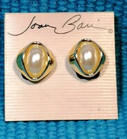 Joan Bari fehér tekla gyöngyös fülbevaló (585)