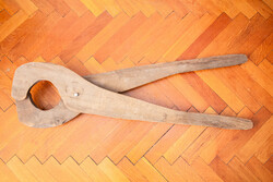 Large wooden tongs - for decoration