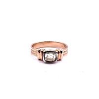 4823. Art Deco Arany Gyűrű Gyémánttal