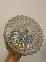 Vintage 24-slice cake lamp pendant glass copper retro design mcm
