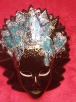 Venetian carnival ceramic mask