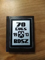 The bdsz is 70 years old – bp., 1983 Metal plaques - numbered mini-book