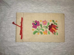Photo album decorated with retro Kalocsa embroidery (a5)