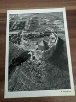 Aerial photo, Sümegi castle, page size: 16 cm x 11.5 cm