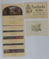 Auerbachs Keller pince - történeti füzet /7db képeslap eladó