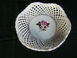 Bodrogkeresztúr ceramic bowl pink
