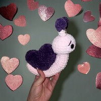 Valentine's day heart snail