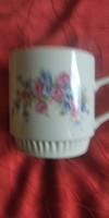 Zsolnay skirted cup is beautiful