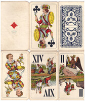 167. Tarokk kártya Játékkártyagyár és Nyomda Budapest 1955 körül