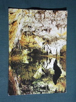 Postcard, aggtelek jósvafő, baradla stalactite cave, palatine hall stalactite detail