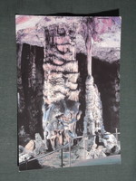 Postcard, aggtelek jósvafő, baradla stalactite cave, cave detail
