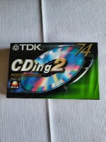 TDK CDing2 magnókazetta_ bontatlan