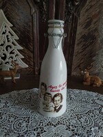 Vintage stílusú tejesüveg