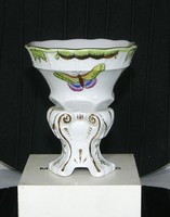 A rare Herend Victoria pattern footed bowl